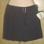 NEW Ladies JEAN PAUL GAULTIER SKIRT Belted Pinstripe Mini SIZE 9 BLACK