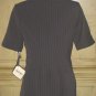 NWT JEAN PAUL GAULTIER  BLAZER Lined JACKET Medium BLACK Pinstripe
