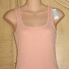 NWT Womens PERFECT TANK TOP Old Navy Ribbed Tee PEACH  XXL Cotton