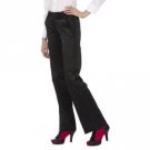 New ZAC POSEN TUXEDO PANTS Misses Lined  Dress Slacks SIZE 9 BLACK
