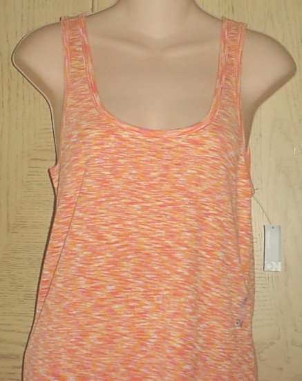 LADIES Old Navy PERFECT TANK TOP Long Ribbed Tee ORANGE MULTI Size XL ...