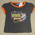 NEW Infant HALLOWEEN TOP "Witch and Famous" Graphic T-Shirt 18 Months BLACK