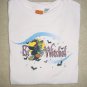 Womens HALLOWEEN GRAPHIC T-SHIRT Be-Witched Top 2X (18W/20W) WHITE