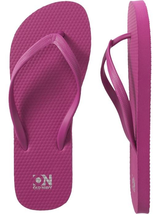 NEW Old Navy FLIP FLOPS Thong Sandals SIZE 9 FUCSHIA PINK Shoes