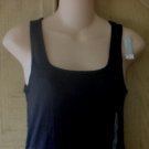 NWT Misses OLD NAVY PERFECT TANK TOP Ribbed Tee XXL (20) BLACK