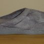 NIB MENS Stafford MICROSUEDE SLIPPERS Indoor/Outdoor Memory Foam Shoes LARGE 9.5-10.5 GRAY