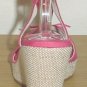NEW Ladies PLATFORM ESPADRILLES SIZE 9 Unisa Ankle-Tie Wedge Sandals PINK Shoes