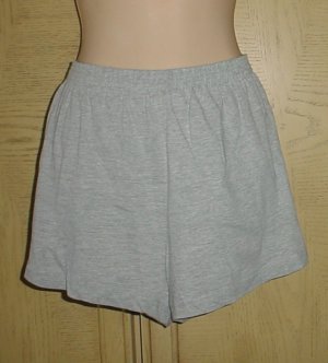 NWT Ladies ATHLETIC CHEER GYM DANCE SHORTS Point Sportswear MEDIUM Gray