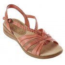 NEW Bare Traps STRAPPY SANDALS Ladies Jacee Comfort Shoes 11M CORAL Leather