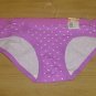 NEW So Intimates HIPSTER PANTIES Juniors Print MEDIUM Purple Hearts