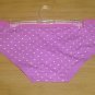 NEW So Intimates HIPSTER PANTIES Juniors Print MEDIUM Purple Hearts
