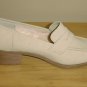 NIB Ladies LOAFER SHOES Slip On Stacked Heels 11M TAN Suede