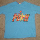 NEW Disney POOH T-SHIRT Toddler Graphic Tee SIZE 4T BLUE Cotton