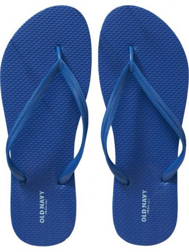 women's royal blue flip flops