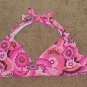 NWT Girls SWIMSUIT 3 Piece Bikini + Cover up XL 14/16 HOT PINK Print