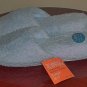 NWT Ladies SLIPPERS Plush Chenille Scuffs SIZE 10M LIGHT BLUE Non Slip Shoes
