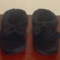 NIB Womes SLIPPERS Dearfoams Plush Lined XL 11-12M BLACK Indoor/Outdoor Shoes