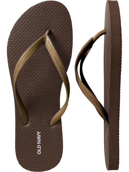 navy thong sandals