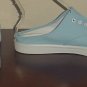 NEW Ladies SNEAKERS Athletic Mules SIZE 11 M BLUE Canvas SHOES