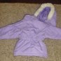NEW Girls PUFFER COAT Toddler Outbrook Kids Hooded Jacket SIZE 2T Lavendar