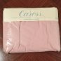NWT Caress FITTED SHEET Solid Cotton Blend TWIN SIZE Rose Pink