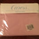 NWT Caress FLAT SHEET Solid Cotton Blend TWIN SIZE Rose Pink