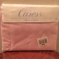 NWT Caress FLAT SHEET Solid Cotton Blend TWIN SIZE Rose Pink