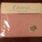 NWT Caress FLAT SHEET Solid Cotton Blend TWIN SIZE Rose Pink