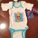 NWT Baby WINNIE the POOH One Piece Infant Bodysuit NEWBORN 100% Cotton
