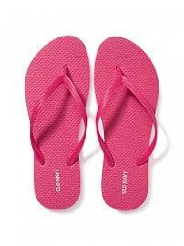 NEW Womens Old Navy FLIP FLOPS Thong Sandals SIZE 7 ISLAND PINK Shoes