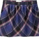 New LADIES PLAID SKIRT Old Navy Tartan Mini SIZE 10 PURPLE Lined