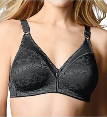 Womens Double Support Lace Wirefree Bra with Spa Closure