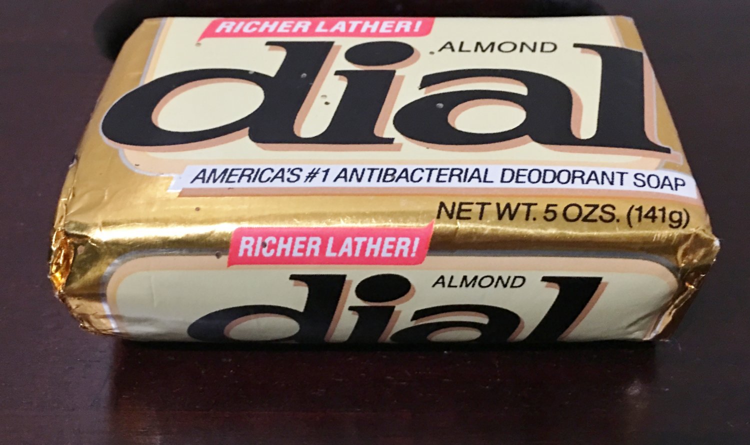 NEW Vintage DIAL SOAP BAR Almond ORIGINAL PACKAGING Sealed Large 5 oz