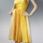 NWT Betsey Johnson DRESS Sunny Sweetheart SIZE 2 YELLOW OMBRE Cocktail Evening Occasion SILK