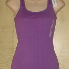 NWT Old Navy PERFECT TANK TOP Ribbed Scoop Neck Tee XXL  PURPLE Cotton