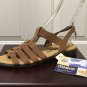 NWT Cobbie Cuddlers SANDALS Ladies Comfort Shoes SIZE 11 Camel Tan Leather