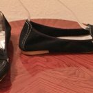 Ladies Merona LOAFER MOCS Genuine Suede Flats SIZE 11 BLACK Shoes