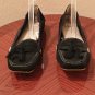 Ladies Merona LOAFER MOCS Genuine Suede Flats SIZE 11 BLACK Shoes