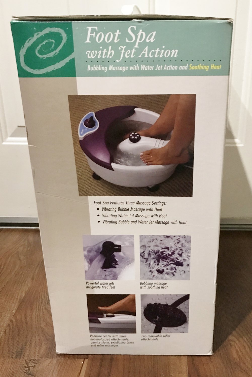 FOOT SPA with JET ACTION Bubbling Massage and Soothing Heat Ultimate