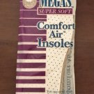 MENS AIR INSOLES Megas Comfort Foam Shoe Inserts 2 PAIR PACK Size 8-9