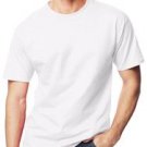 Mens HANES T-SHIRTS 3 Pack CREW NECK Short Sleeve  XL Cotton WHITE NEW