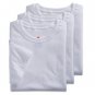 Mens HANES T-SHIRTS 3 Pack CREW NECK Short Sleeve XL Cotton WHITE NEW