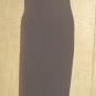Harolds TURTLENECK DRESS Fitted Mid Calf Sheath SMALL 6/8 BROWN Stretch Knit