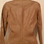 NEW Rampage LEATHER JACKET Ladies Coat Fully Lined SMALL Camel Tan