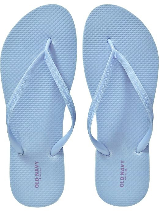 New LADIES Old Navy FLIP FLOPS Thong Sandals SIZE 9M LIGHT BLUE Shoes