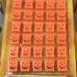New LUMINARY PUMPKIN LIGHTS Indoor/Outdoor STRING OF 35 Super Bright Blinking