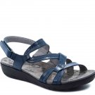 NEW Bare Traps SANDALS Jaycee Comfort Shoes SIZE 11  NAVY BLUE Leather