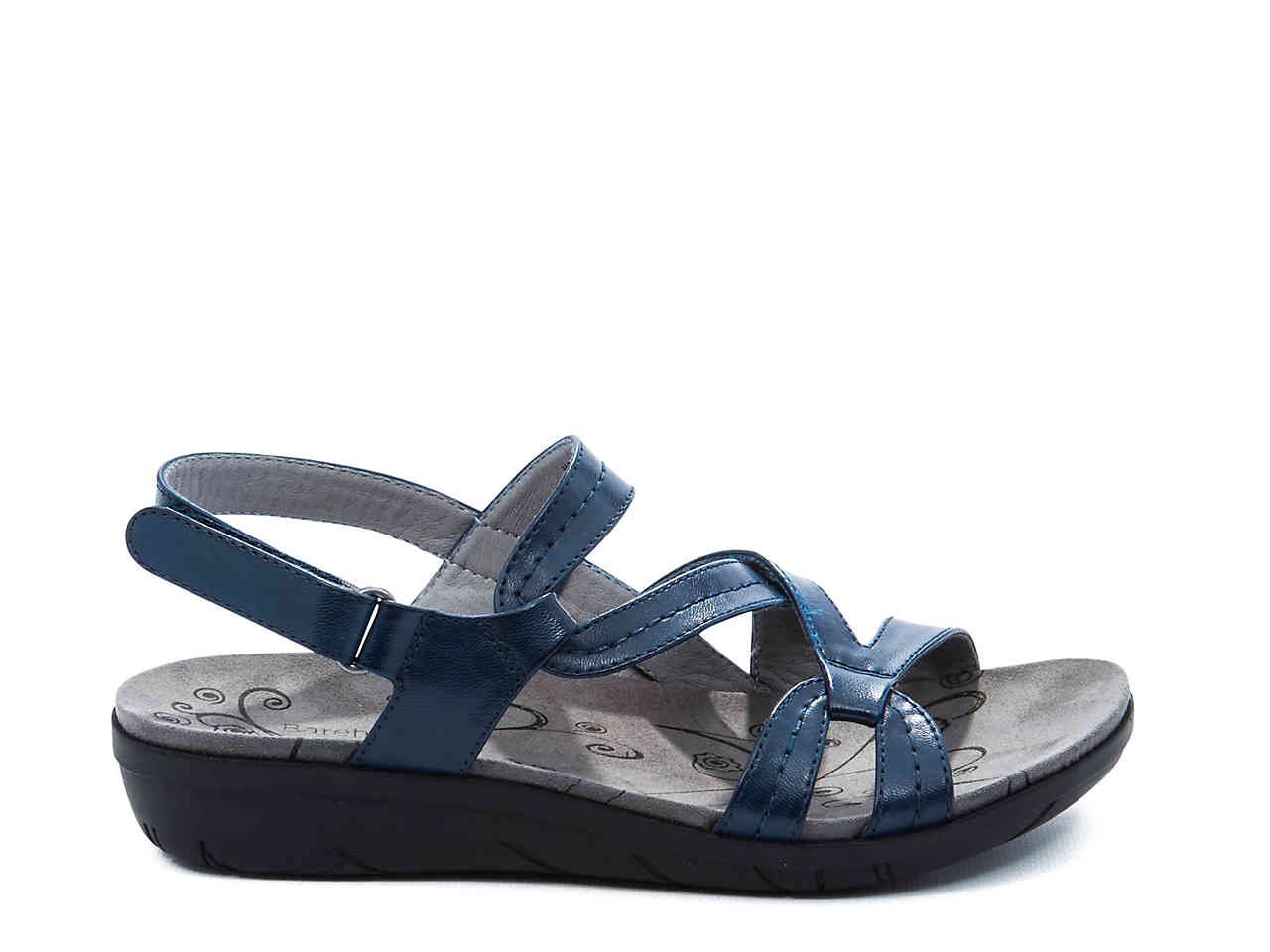 NEW Bare Traps SANDALS Jaycee Comfort Shoes SIZE 11 NAVY BLUE Leather