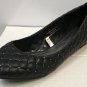 NIB Ladies BALLET FLATS Quilted Studded Slip On Shoes SIZE 11 BLACK