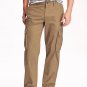 NWT Mens CARGO PANTS Old Navy Relaxed Fit 34 X 36 DARK TAN 100% Cotton